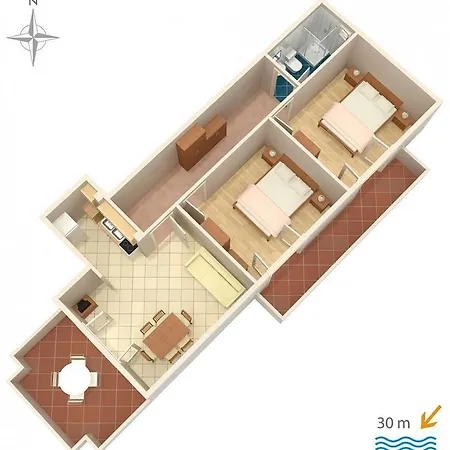 Apartments Renco Novalja Exterior photo